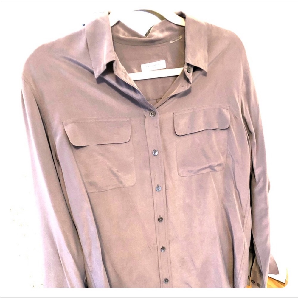 Equipment silk blouse